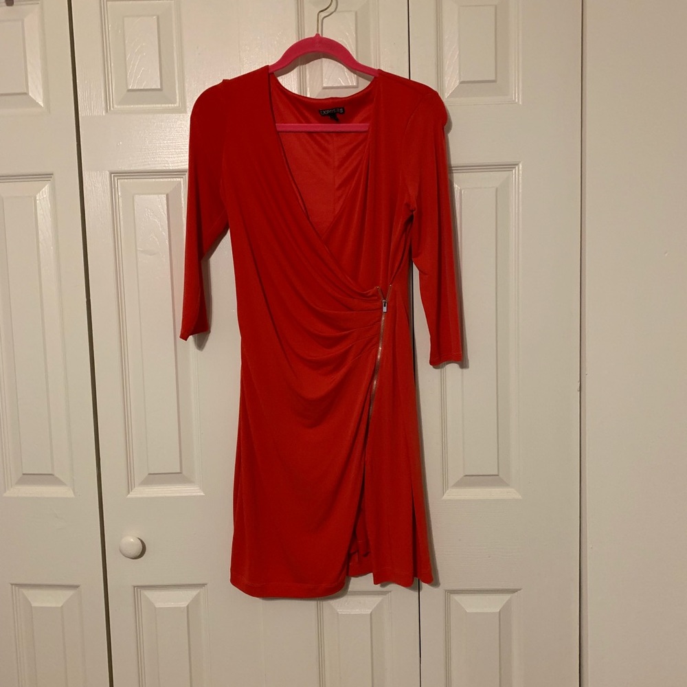 3/4 Sleeve Evening Dress